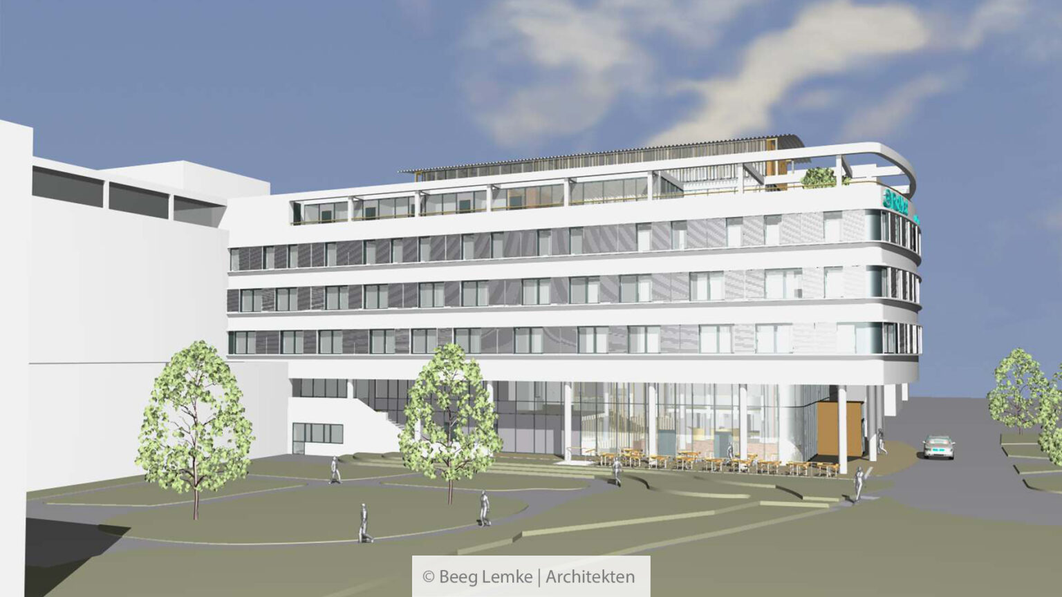 RoMed Klinikum Rosenheim Haus 2 | Projektstart Fassadenbau › Gebrüder ...