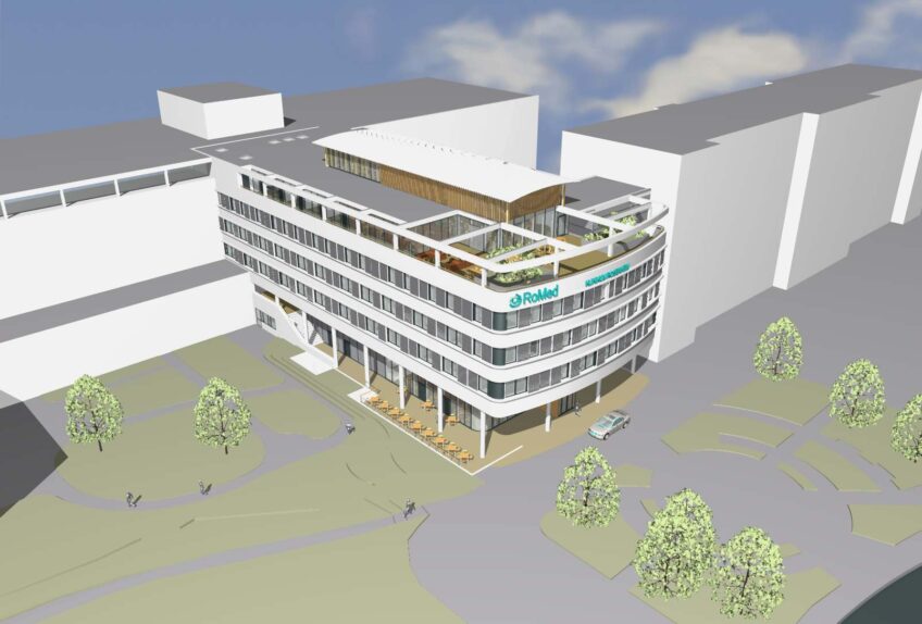 RoMed Klinikum Rosenheim Haus 2 | Projektstart Fassadenbau › Gebrüder ...